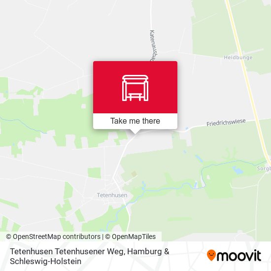 Tetenhusen Tetenhusener Weg map