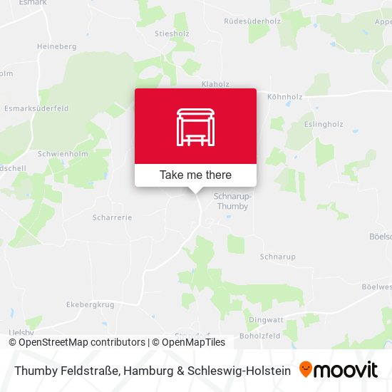 Thumby Feldstraße map
