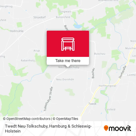 Карта Twedt Neu-Tolkschuby
