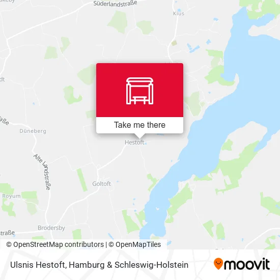 Карта Ulsnis Hestoft