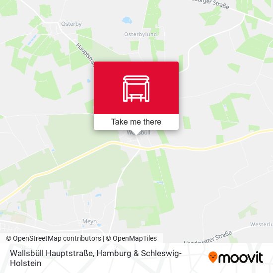 Wallsbüll Hauptstraße map