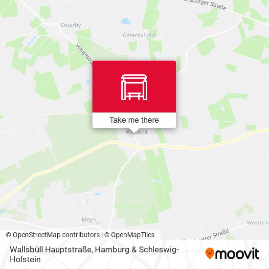 Wallsbüll Hauptstraße map