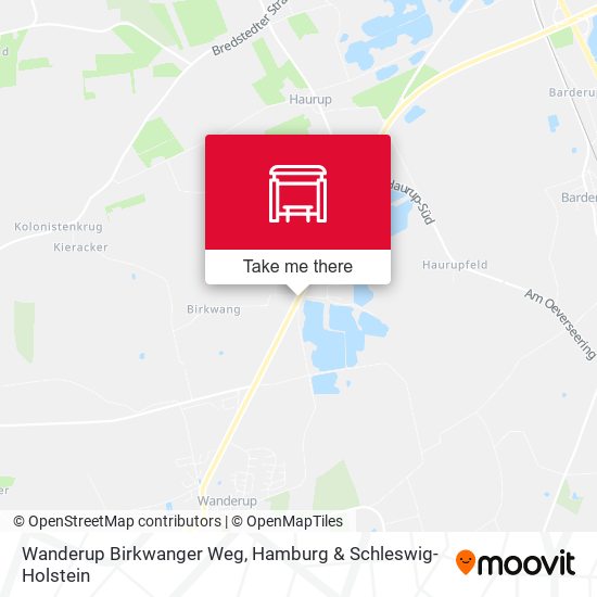 Wanderup Birkwanger Weg map