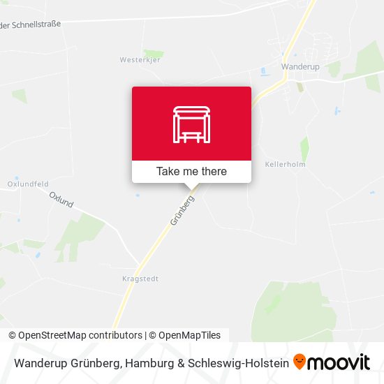 Wanderup Grünberg map