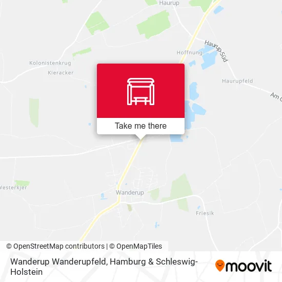 Карта Wanderup Wanderupfeld