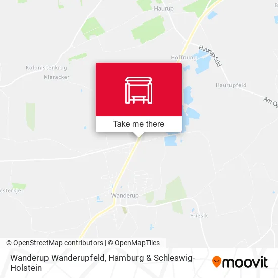 Карта Wanderup Wanderupfeld