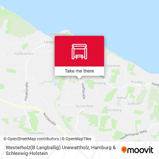 Westerholz(B Langballig) Unewattholz map