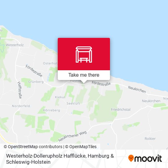 Westerholz-Dollerupholz Hafflücke map