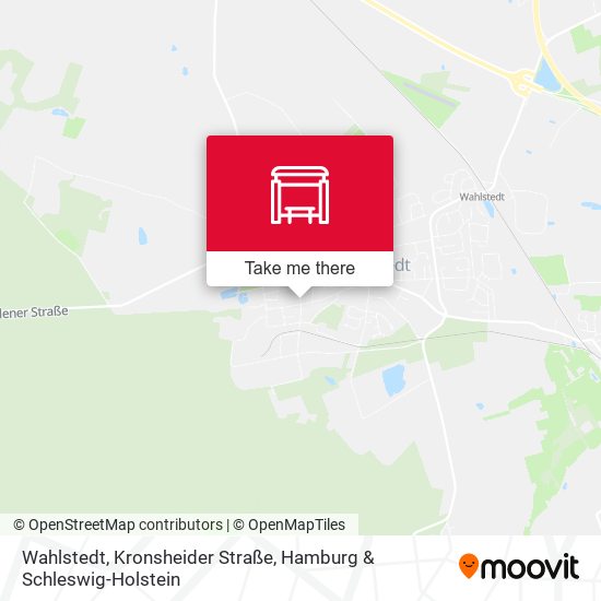 Wahlstedt, Kronsheider Straße map