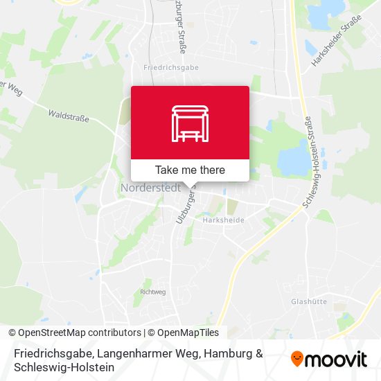 Friedrichsgabe, Langenharmer Weg map