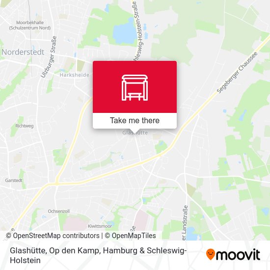 Glashütte, Op den Kamp map