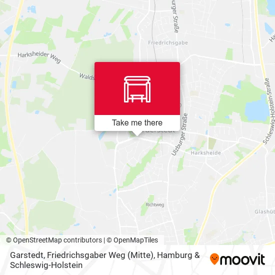 Карта Garstedt, Friedrichsgaber Weg (Mitte)