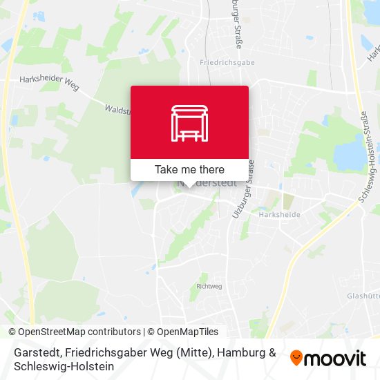 Garstedt, Friedrichsgaber Weg (Mitte) map