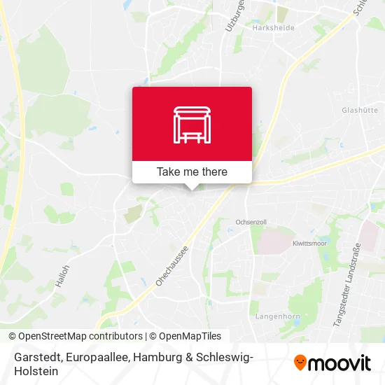 Карта Garstedt, Europaallee