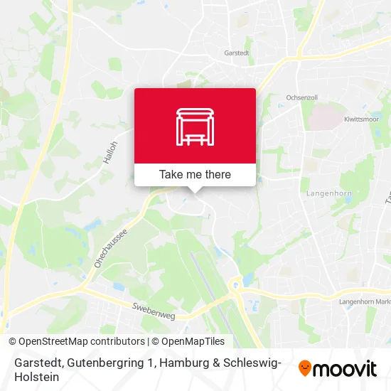 Карта Garstedt, Gutenbergring 1