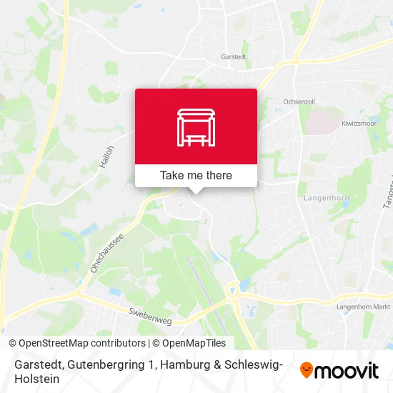 Карта Garstedt, Gutenbergring 1