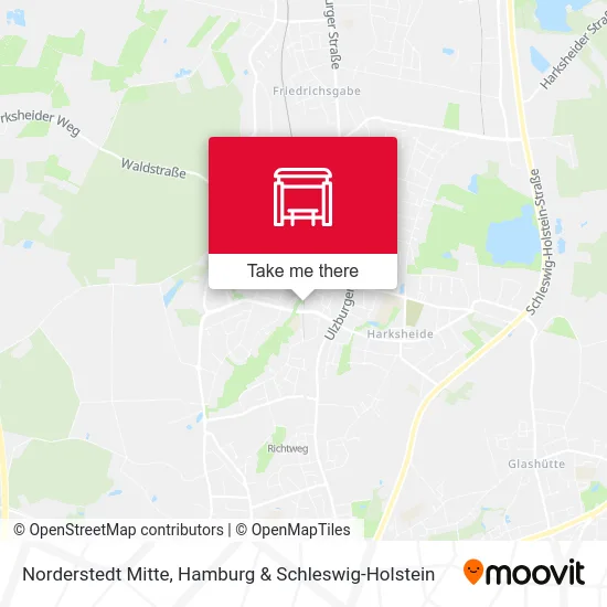 Карта Norderstedt Mitte