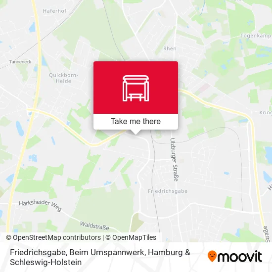 Карта Friedrichsgabe, Beim Umspannwerk