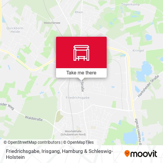 Friedrichsgabe, Irisgang map