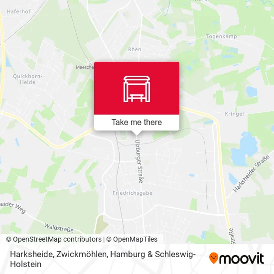 Карта Harksheide, Zwickmöhlen