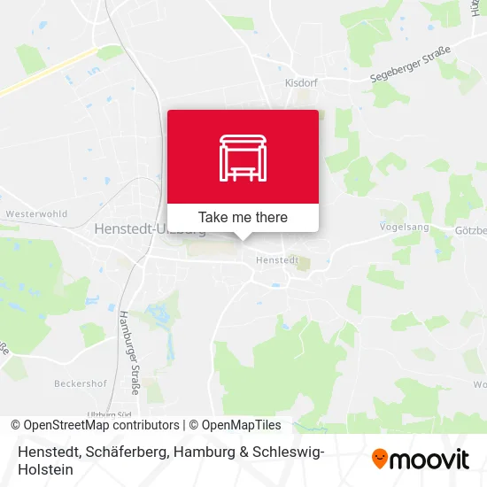 Карта Henstedt, Schäferberg