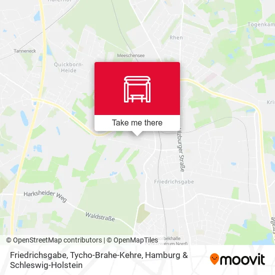 Карта Friedrichsgabe, Tycho-Brahe-Kehre