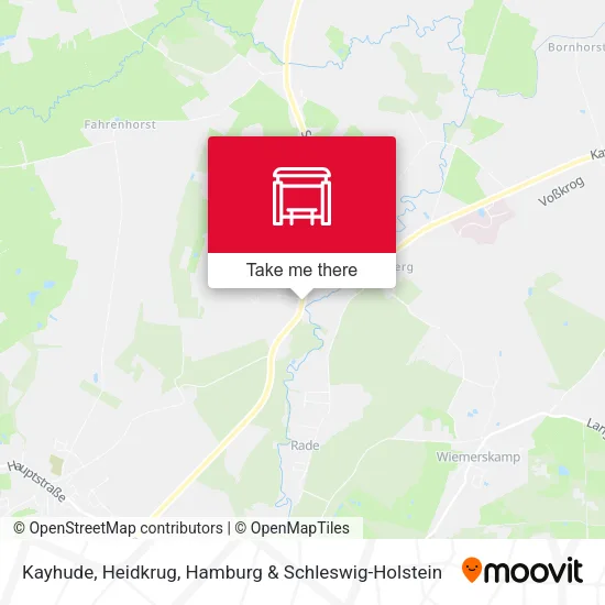 Карта Kayhude, Heidkrug