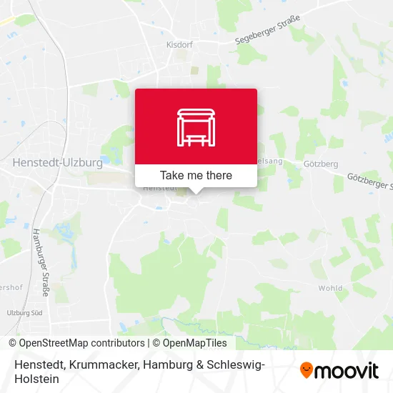 Карта Henstedt, Krummacker