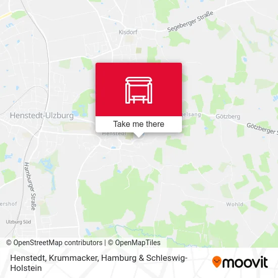 Карта Henstedt, Krummacker