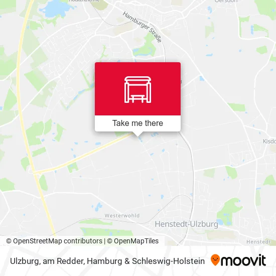 Карта Ulzburg, am Redder