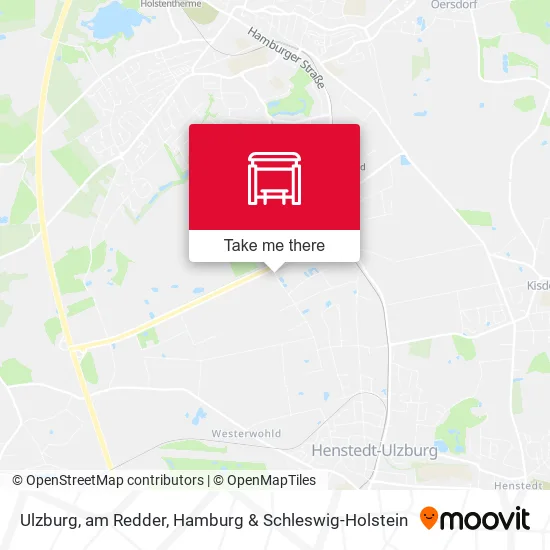 Карта Ulzburg, am Redder