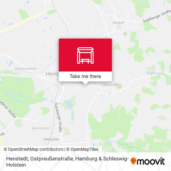 Henstedt, Ostpreußenstraße map