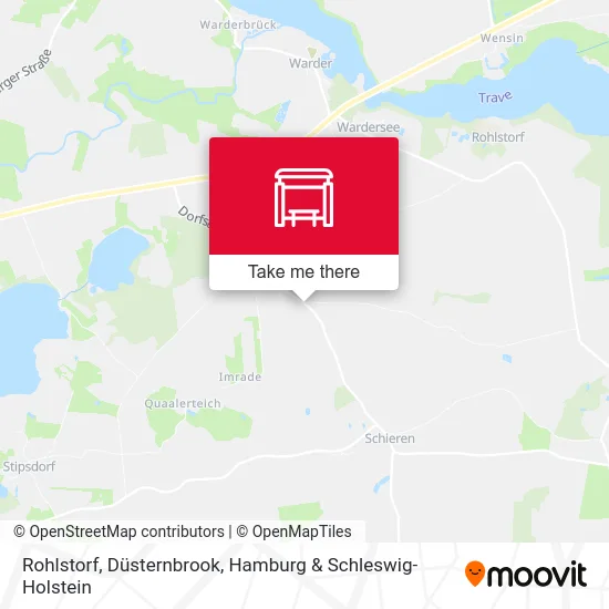 Rohlstorf, Düsternbrook map