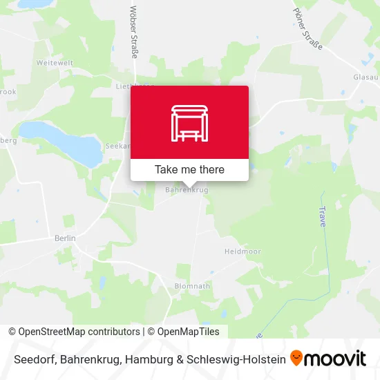 Карта Seedorf, Bahrenkrug