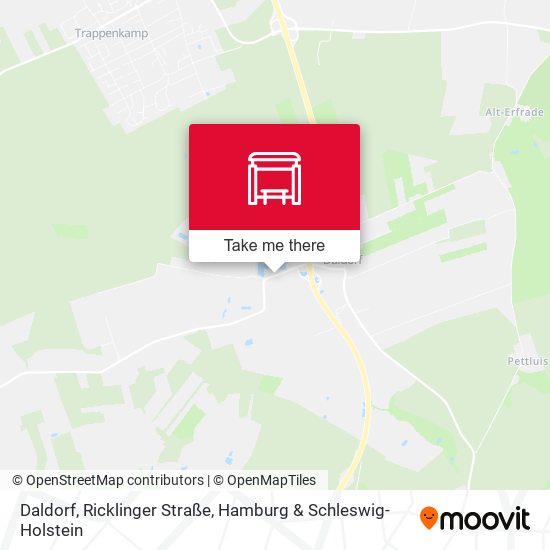 Daldorf, Ricklinger Straße map