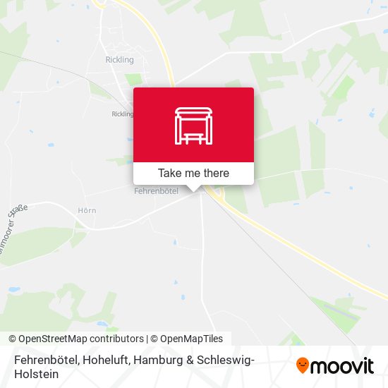Fehrenbötel, Hoheluft map