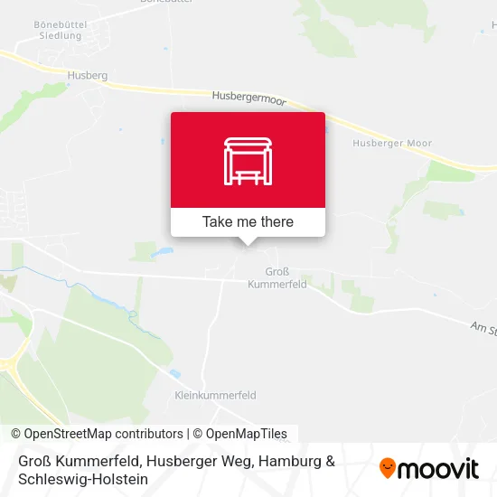 Карта Groß Kummerfeld, Husberger Weg