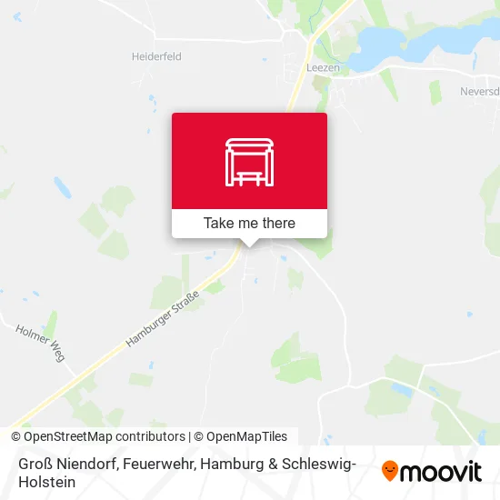 Карта Groß Niendorf, Feuerwehr