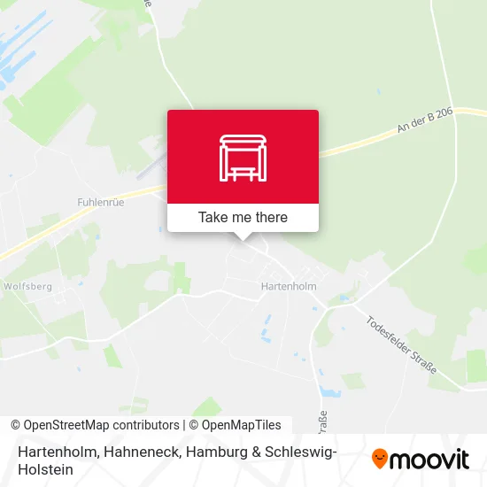 Карта Hartenholm, Hahneneck