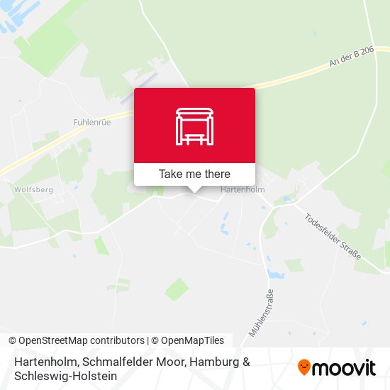 Hartenholm, Schmalfelder Moor map