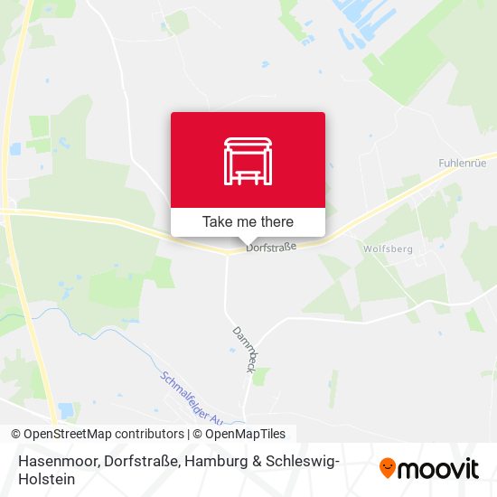 Hasenmoor, Dorfstraße map