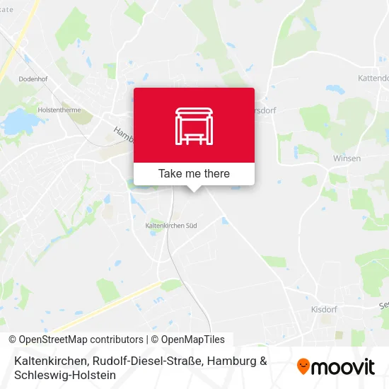 Карта Kaltenkirchen, Rudolf-Diesel-Straße