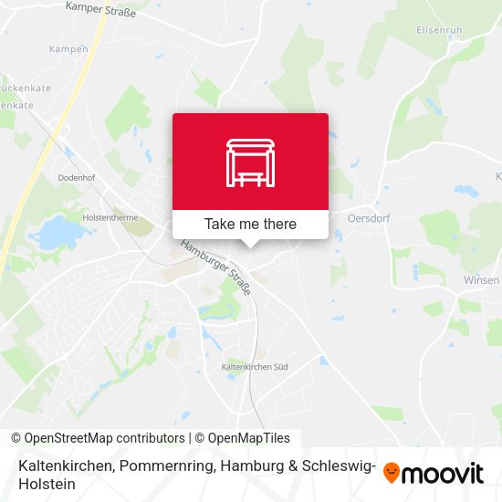 Kaltenkirchen, Pommernring map
