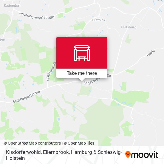 Kisdorferwohld, Ellernbrook map