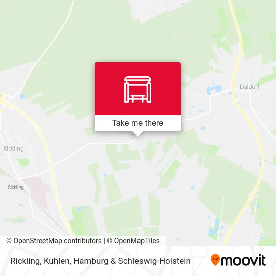 Карта Rickling, Kuhlen