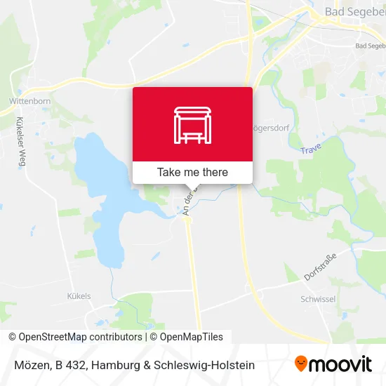Карта Mözen, B 432