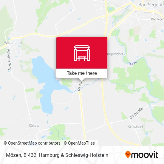Карта Mözen, B 432