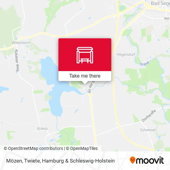 Карта Mözen, Twiete