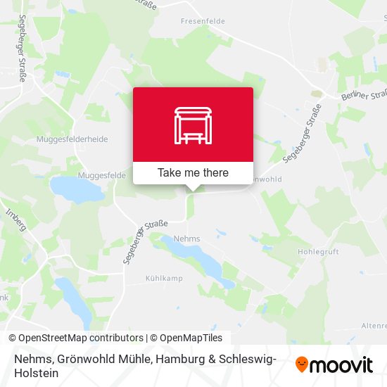 Nehms, Grönwohld Mühle map