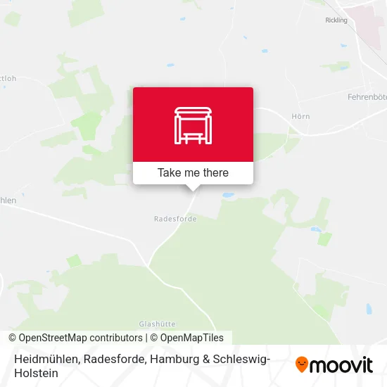 Карта Heidmühlen, Radesforde